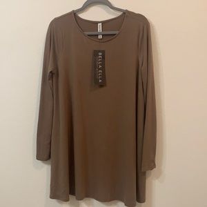 Taupe Brown Tunic